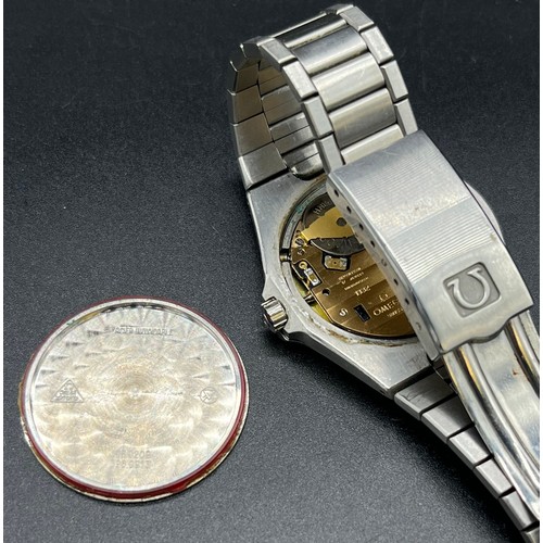 517 - 1980's Gent's Omega Seamsater 120m Quartz wristwatch. [Needs a new battery]