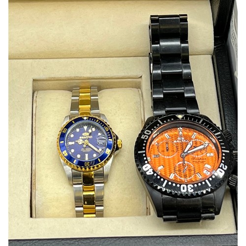 523 - Gent's Seapro Scorpion 300m wristwatch together with a ladies Seapro Professional wristwatch with bo... 