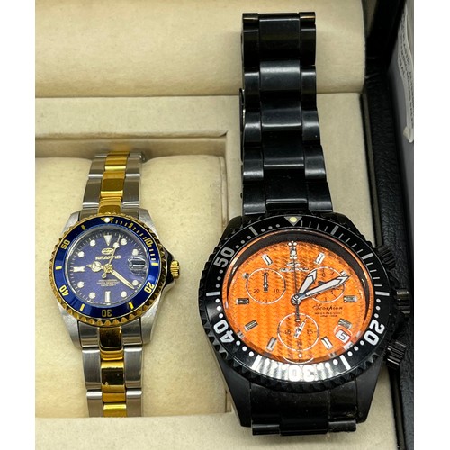 523 - Gent's Seapro Scorpion 300m wristwatch together with a ladies Seapro Professional wristwatch with bo... 