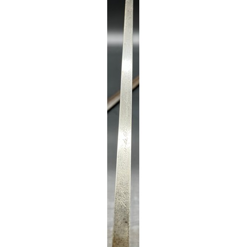 532 - 1876 French Bayonet with scabbard.