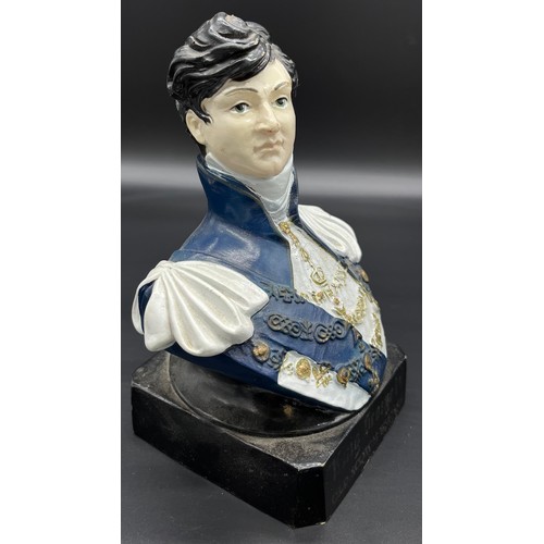 828 - Vintage King George IV Old Scotch Whisky Advertising bust. [22cm high]