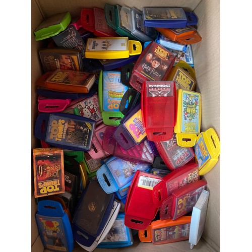 92 - Box of top trump cards with assortment includes harry potter, lord of the rings, high school musical... 