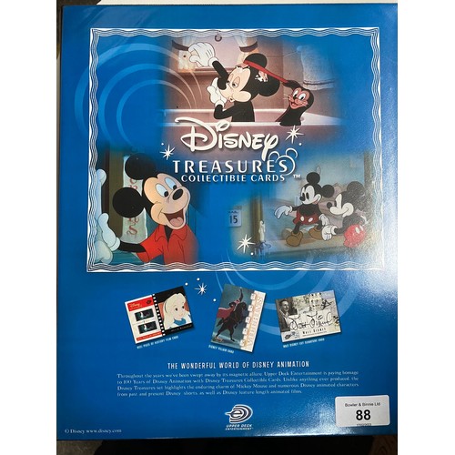 88 - A Full collection of Disney treasures collectable cards