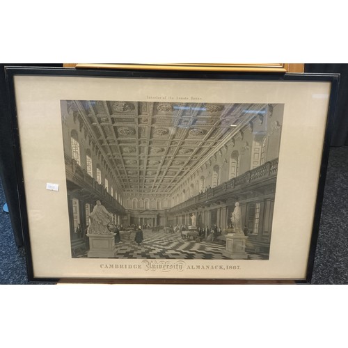 496D - Two framed engravings - Interior of the Senate House, 1867.
[43x58cm]
R.Becknac  (1993)
Kafana Velik... 