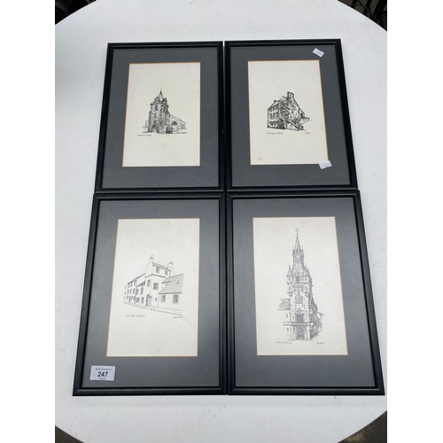 247 - A Lot of four Dunfermline and Inverkeithing Prints