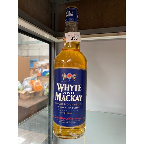 355 - Bottling of Whyte & Mackay Smooth Scotch Whisky