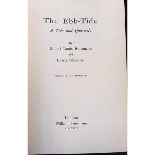 867 - A collection of of 20 vintage books to Include The Ebb Tide By Robert Louis Stevenson and Loyd Osbou... 