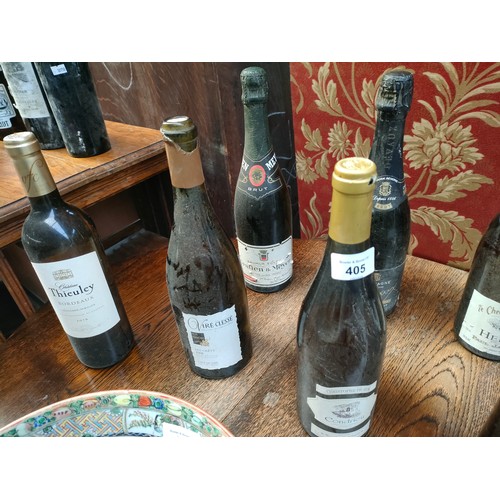 126 - A Lot of 8 bottles of wines to include Thieuly Bordeaux 2016, Vire- Clesse 2008, Condrieu 2005 and A... 