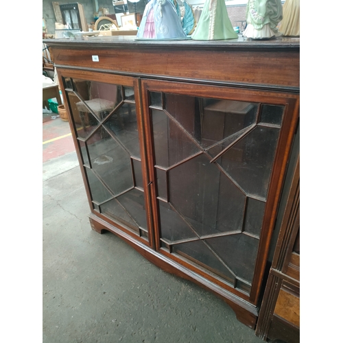 189 - Edwardian china display cabinet