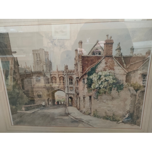 191 - Large print depicting cathedral after sturgeon