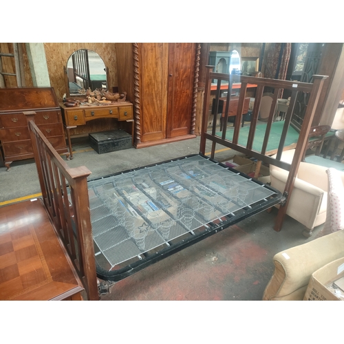 204 - Edwardian double bed frame