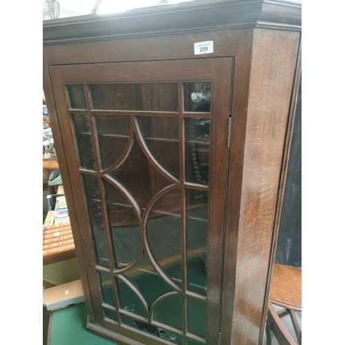 209 - Victorian wall cabinet