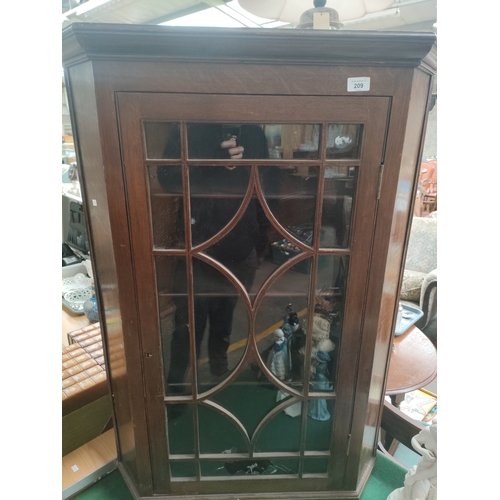 209 - Victorian wall cabinet