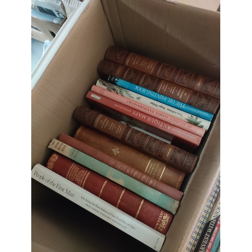 218 - 2 Boxes of books includes antique books