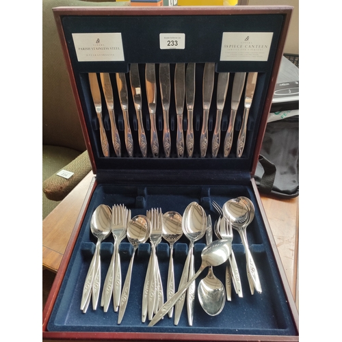 233 - Canteen of cutlery