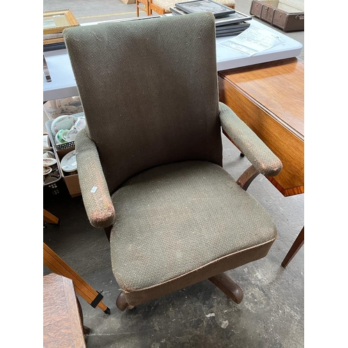 234 - Antique desk arm chair