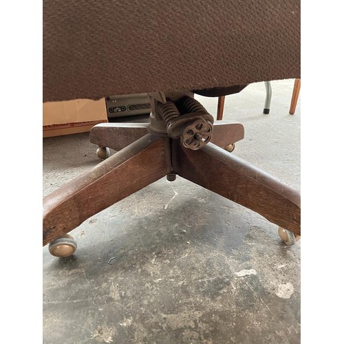 234 - Antique desk arm chair