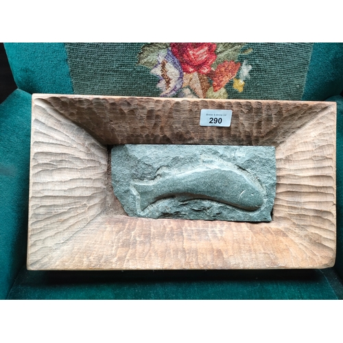 290 - Arts and crafts fish plaque