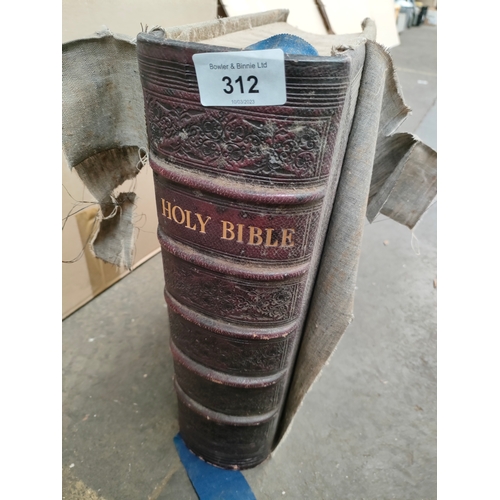 312 - Antique holy bible