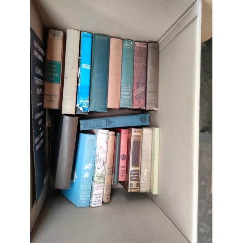 313 - 2 Boxes of antique books