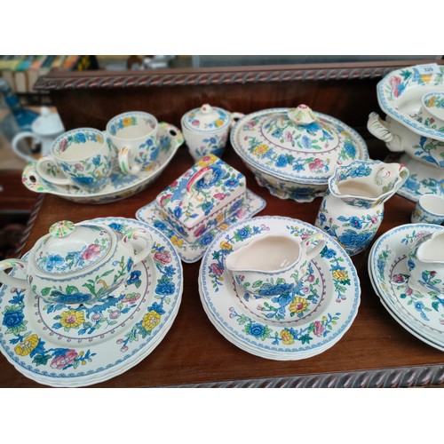 320 - Large Masons Regency Pattern tea ware includes tea pot etc