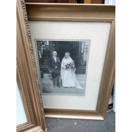 318 - Selection of victorian family pictures set in framing