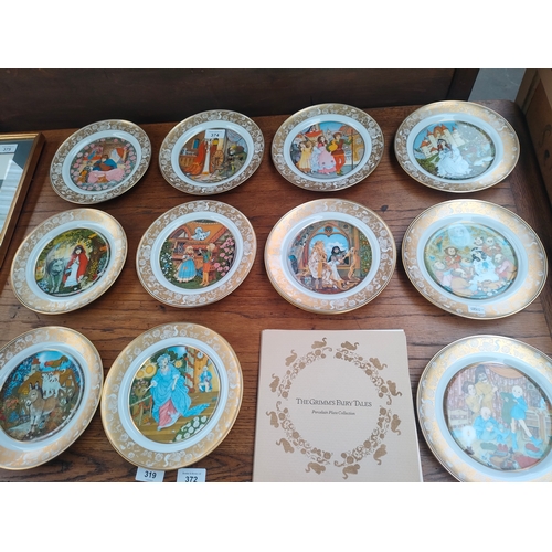 374 - A Collection of Grimm's fairy tale collection plates