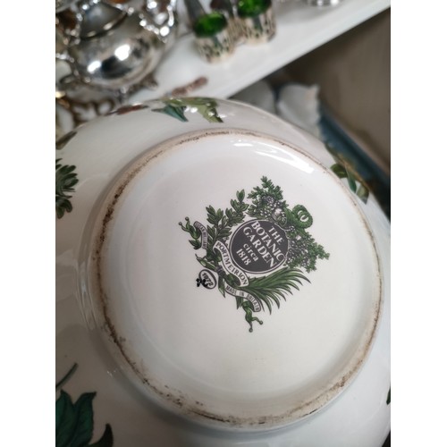 86 - A Collection of 6 Royal Copenhagen pin dishes along with portmeirion Botantic Garden bowl