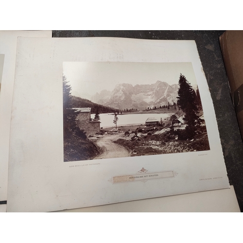 388 - Selection of vintage Austrian pictures includes Heligenblut, durrenstein Von Prags etc