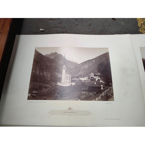 388 - Selection of vintage Austrian pictures includes Heligenblut, durrenstein Von Prags etc