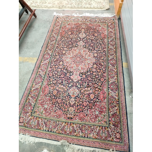 441B - Antique hand woven rug