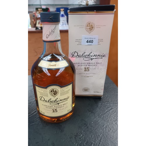 440 - A box bottle of Dalwhinnie Highland Single Malt Scotch Whisky