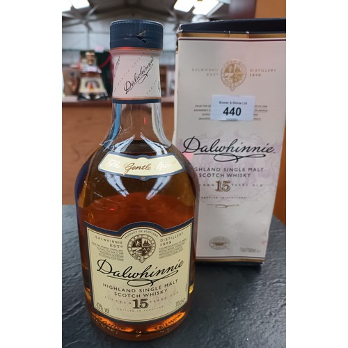 440 - A box bottle of Dalwhinnie Highland Single Malt Scotch Whisky