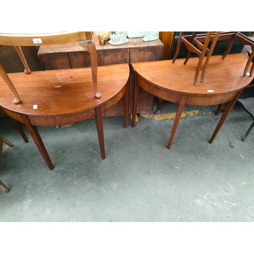 426 - Pair of 19th century d end tables