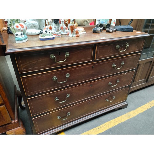 413 - Antique Chest of drawers  with draping handles