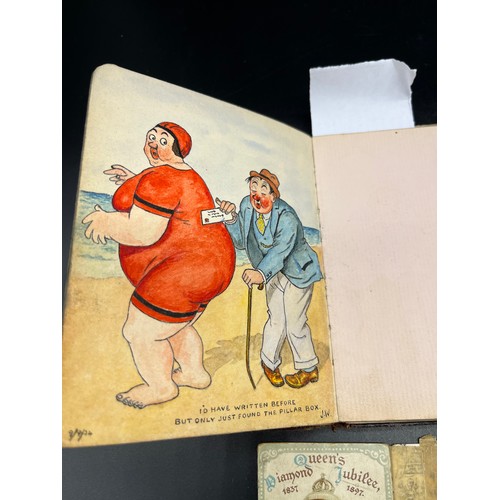 27 - A Vintage 1930's autograph book containing various comical art works by Jack Wilson.