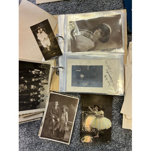 28 - Album containing various old letters and postcards