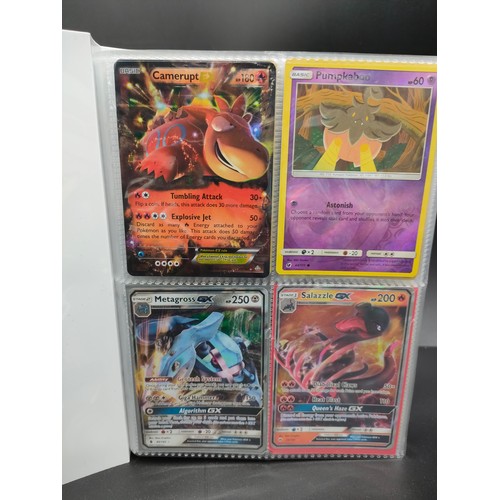 103 - Album of basic, stage 1 & 2 Pokemon cards to include Metagross, Mew, Gastley, Lickitung, Groudon, Bu... 