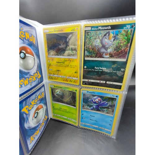 103 - Album of basic, stage 1 & 2 Pokemon cards to include Metagross, Mew, Gastley, Lickitung, Groudon, Bu... 