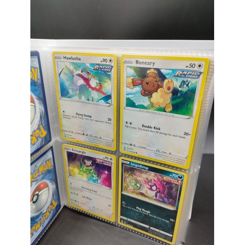 103 - Album of basic, stage 1 & 2 Pokemon cards to include Metagross, Mew, Gastley, Lickitung, Groudon, Bu... 