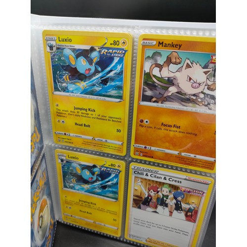 103 - Album of basic, stage 1 & 2 Pokemon cards to include Metagross, Mew, Gastley, Lickitung, Groudon, Bu... 