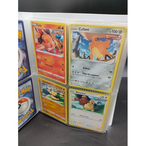 103 - Album of basic, stage 1 & 2 Pokemon cards to include Metagross, Mew, Gastley, Lickitung, Groudon, Bu... 