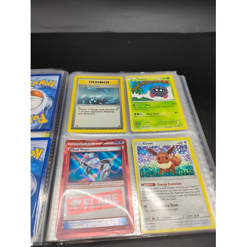 104 - Album of basic, stage1 & 2 pokemon cards includes Pinsir, Eevee, hornsea, , Dratini, nidoqueen and m... 