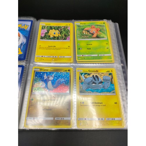 104 - Album of basic, stage1 & 2 pokemon cards includes Pinsir, Eevee, hornsea, , Dratini, nidoqueen and m... 