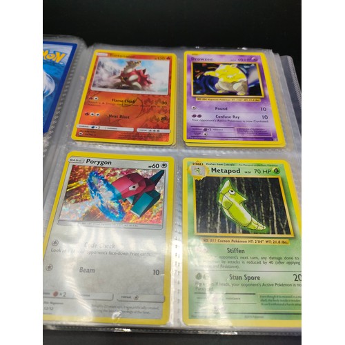 104 - Album of basic, stage1 & 2 pokemon cards includes Pinsir, Eevee, hornsea, , Dratini, nidoqueen and m... 