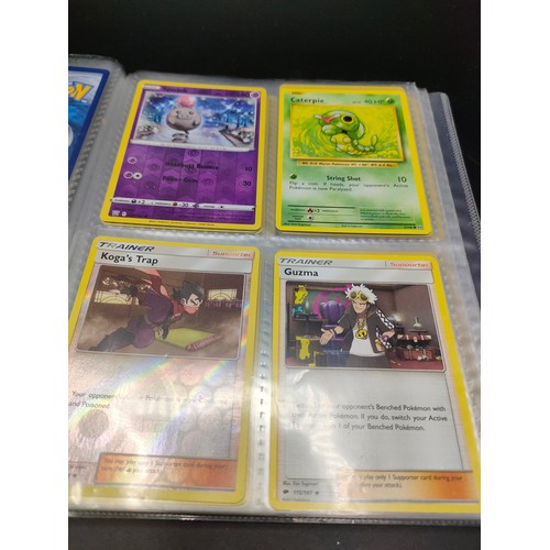 104 - Album of basic, stage1 & 2 pokemon cards includes Pinsir, Eevee, hornsea, , Dratini, nidoqueen and m... 