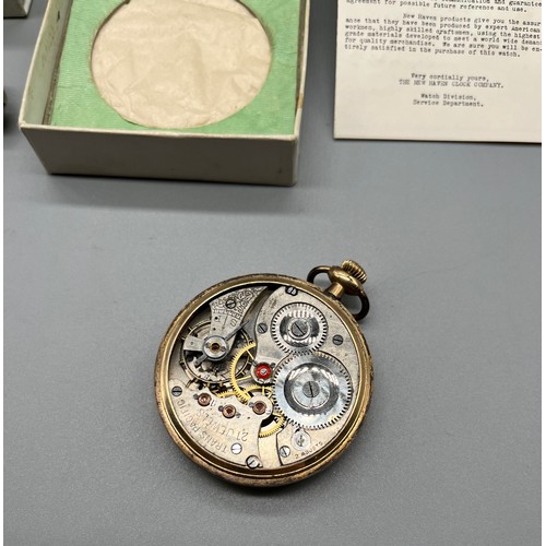 163 - Antique Trans Pacific 21 jewel pocket watch- comes with box and booklet. Together with an antique 19... 