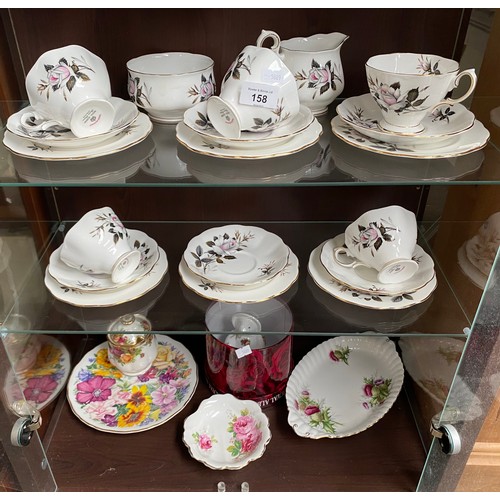 158 - A Collection of Royal Albert tea wares and collectables to include 'Queens Messenger' tea set and ol... 