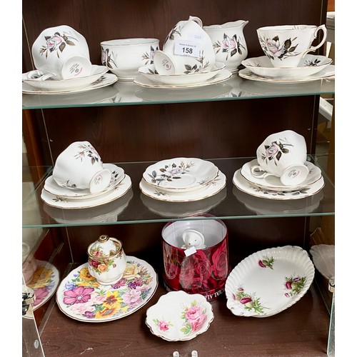 158 - A Collection of Royal Albert tea wares and collectables to include 'Queens Messenger' tea set and ol... 