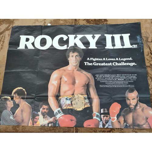 193 - Original Rocky 3 Advertising cinema movie poster